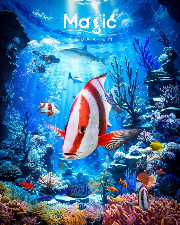 Королевский Луциан в Magic Aquarium